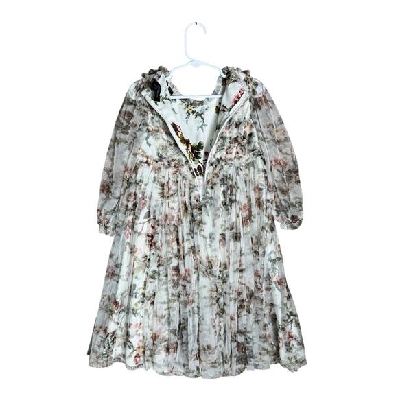 Needle & Thread Kids Sz 5 Yrs Garland Flora Dress Floral English Royal Elegance - Picture 7 of 14